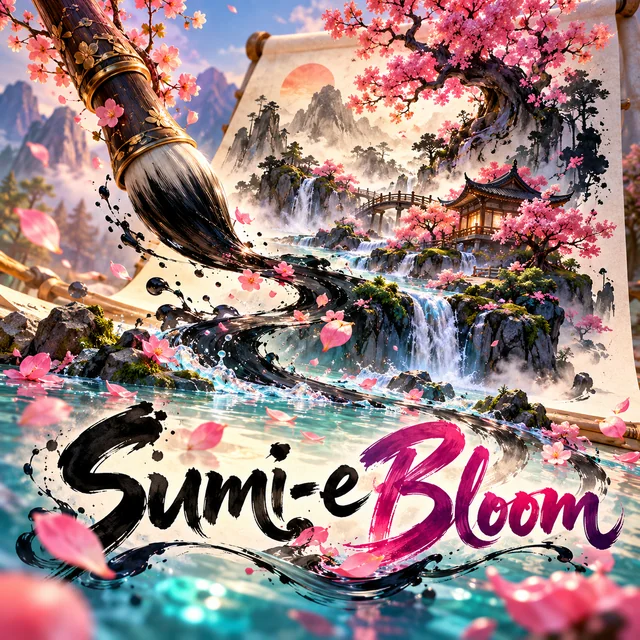 Sumi-e Bloom