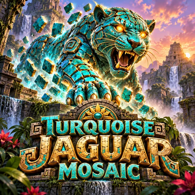 Turquoise Jaguar Mosaic